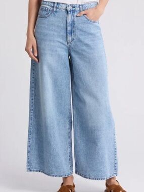 (LIKE NEW) Rag & Bone Serena Crop Wide Leg Jeans Lansdale Size 24